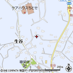 千葉県佐倉市生谷458周辺の地図