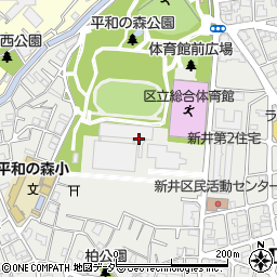 東京都下水道局　西部第一下水道事務所周辺の地図