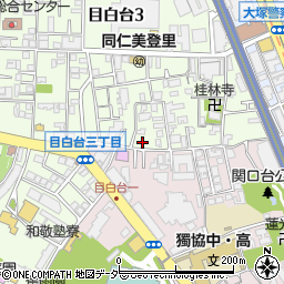 東京都文京区目白台3丁目8-4周辺の地図