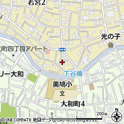 東京都中野区若宮2丁目19-7周辺の地図