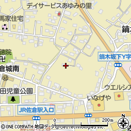 千葉県佐倉市鏑木町40周辺の地図