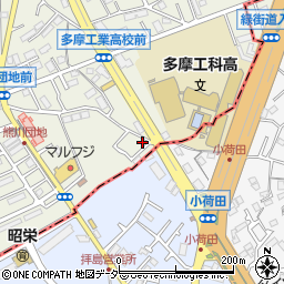 東京都福生市熊川165-18周辺の地図