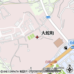 千葉県佐倉市大蛇町174-9周辺の地図