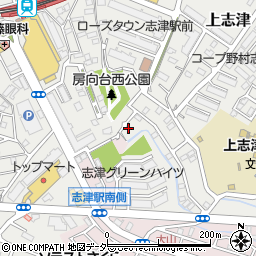 千葉県佐倉市上志津周辺の地図