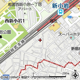 プラティーク新小岩周辺の地図