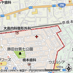 Ｌａ　Ｖｅｒｉｔａ勝田台周辺の地図