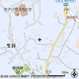 千葉県佐倉市生谷469周辺の地図