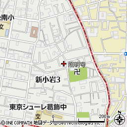 東京都葛飾区新小岩3丁目20-10周辺の地図