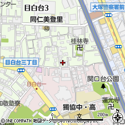 東京都文京区目白台3丁目7-5周辺の地図