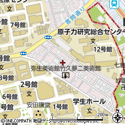 東京都文京区弥生2丁目7-3周辺の地図