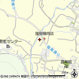 山梨県甲州市塩山千野3843-1周辺の地図