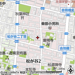 東京都台東区松が谷3丁目4-8周辺の地図