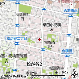 東京都台東区松が谷3丁目4-9周辺の地図