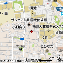 東京都文京区小日向3丁目周辺の地図