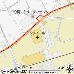 スーパーセンタートライアル旭川口店周辺の地図