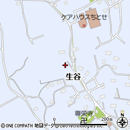 千葉県佐倉市生谷412周辺の地図
