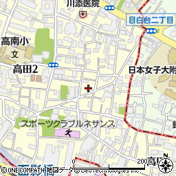 東京都豊島区高田1丁目31周辺の地図