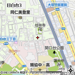 東京都文京区目白台3丁目2周辺の地図