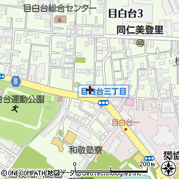 東京都文京区目白台3丁目15-28周辺の地図