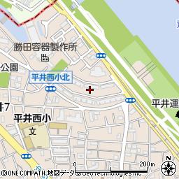 財務省平井住宅周辺の地図