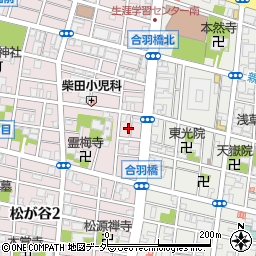 東京都台東区松が谷3丁目2-2周辺の地図