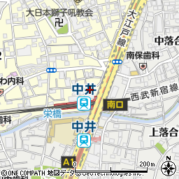 ＡＢＣステーション新宿中井周辺の地図