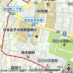 東京都文京区目白台1丁目18周辺の地図