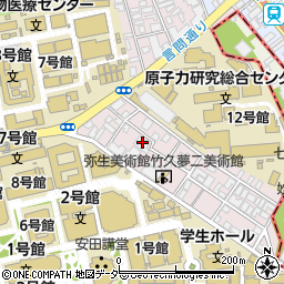 日本防災環境（ＮＰＯ法人）　東京・事務局周辺の地図