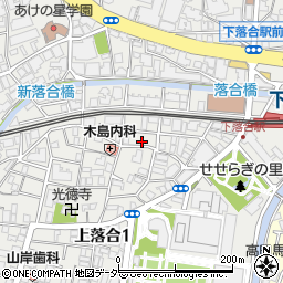 東京都新宿区上落合1丁目14-6周辺の地図