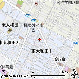 コーポ東大和田周辺の地図