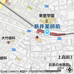 新井薬師駅前歯科・こども歯科周辺の地図