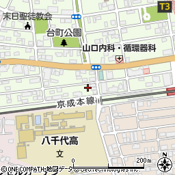 千葉県八千代市勝田台北1丁目20-33周辺の地図