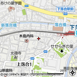 東京都新宿区上落合1丁目14-3周辺の地図