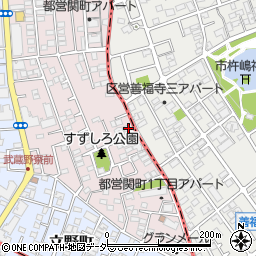 東京都練馬区関町南2丁目13-35周辺の地図