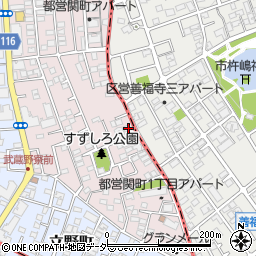 東京都練馬区関町南2丁目13-35周辺の地図