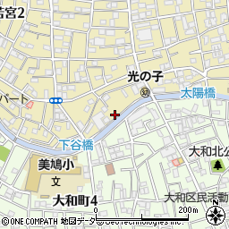 東京都中野区若宮2丁目1-21周辺の地図