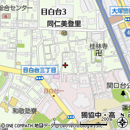 東京都文京区目白台3丁目8-6周辺の地図