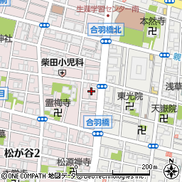 東京都台東区松が谷3丁目2周辺の地図