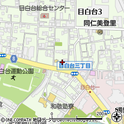 東京都文京区目白台3丁目15-2周辺の地図