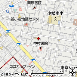 東京都葛飾区新小岩2丁目周辺の地図