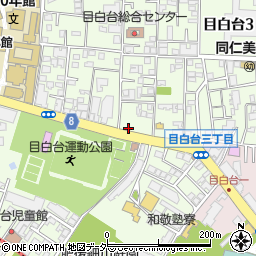 東京都文京区目白台3丁目16-4周辺の地図