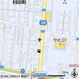小平回田町郵便局周辺の地図