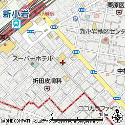 佐藤貴美枝ニットソーイングクラブ新小岩店周辺の地図
