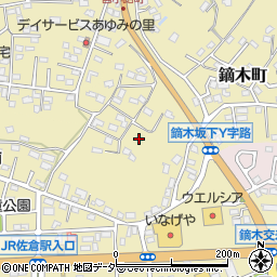 千葉県佐倉市鏑木町25周辺の地図