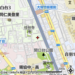 東京都文京区目白台3丁目1周辺の地図