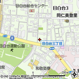 東京都文京区目白台3丁目15-6周辺の地図