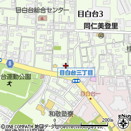 東京都文京区目白台3丁目15-27周辺の地図