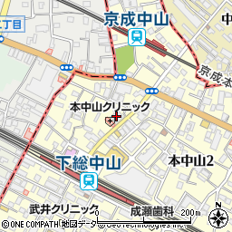 昭和興業株式会社　八幡中山営業所周辺の地図