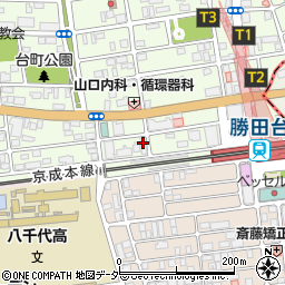個太郎塾　勝田台教室周辺の地図