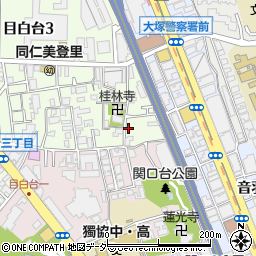 東京都文京区目白台3丁目1-9周辺の地図